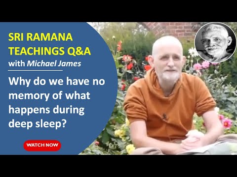 Why do we have no memory of what happens during deep sleep?