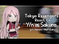 TR Tokyo Revengers React To F Y N As Sakura All Boys Y N Narusaku TR NRT GCRV 1 1 By Amxty