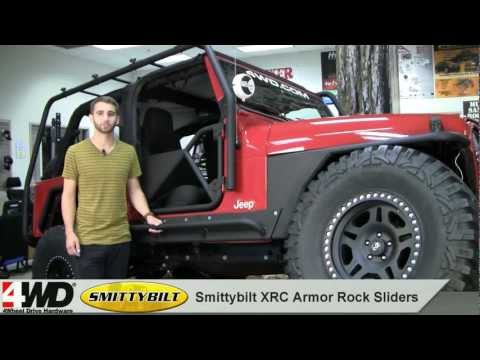 Smittybilt - Jeep XRC Rock Sliders - Armor and Protection - Rocker Panel Guard