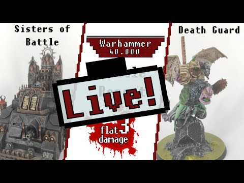 New Codex Sisters of Battle vs. Death Guard 9th Edition Battle Report