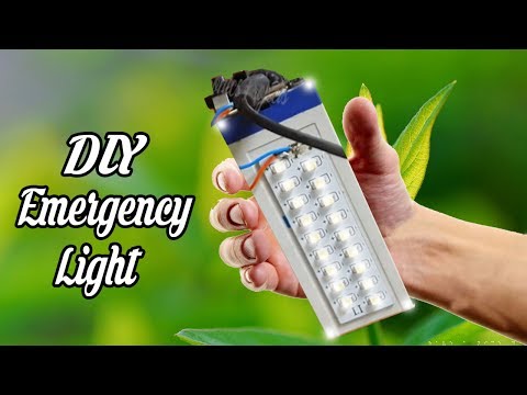 How to make rechargeable led light at home Video