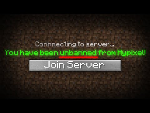 How To ACTUALLY Get UNBANNED From Hypixel!