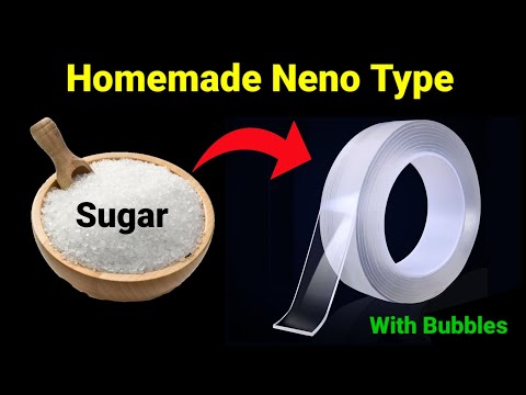 Making Nano Tape With Sugar???????? Homemade Nano Tape| How to make nano tape at home #viral #trending