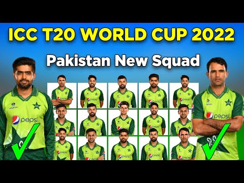 ICC T20 World Cup 2022 | Pakistan Team Final Squad | Pakistan Squad For T20 World Cup 2022