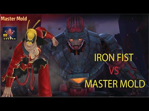 IRON FIST VS MASTER MOLD | GIANT BOSS RAID | MARVEL FUTURE FIGHT