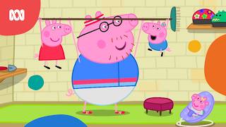 Peppa coaches Daddy Pig 🏃‍♂️🐽 | Peppa Pig | ABC Kids