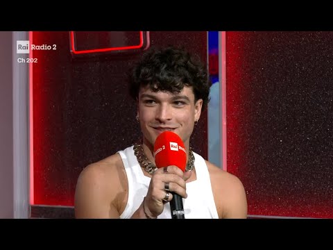 Intervista a Leo Gassmann - Radio2 a Sanremo - 09/02/2023