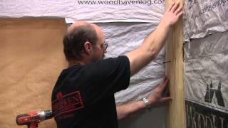 WoodHaven Log & Lumber Installation--Inside Corner
