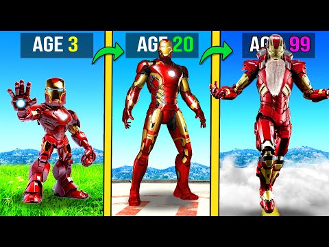 FRANKLIN Surviving 99 YEARS As IRON MAN in GTA 5 (GTA 5 MODS)