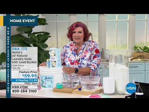 Nellie's AllNatural Laundry Soda 600Load Bucket
