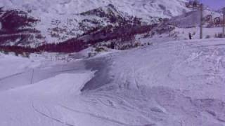 preview picture of video 'Boardercross piste in Vars, France'