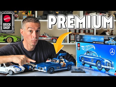Vidéo Mattel Brick Shop Hot Wheels HWW25 : Mercedes-Benz 300 SL - Série Premium