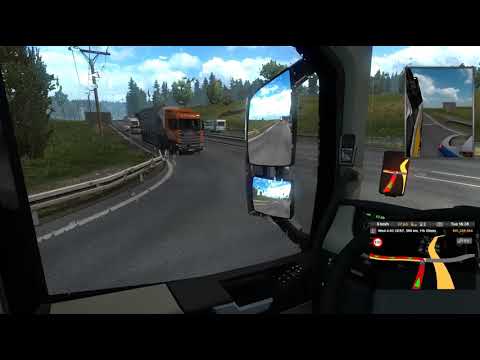 Volvo fh 16 in rain⛈️ melody song🎼🎶