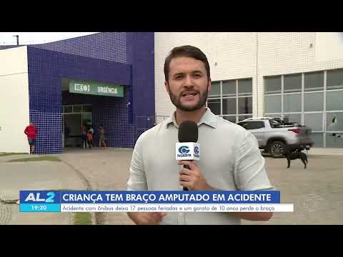 Menino de 10 anos perde parte do braço em acidente em Maribondo - 20/01/2026