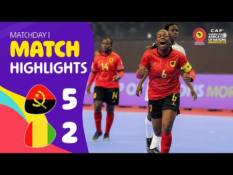 Angola 5-2 Guinea | WAFCON Futsal 2025 | Matchday 1