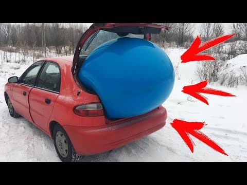 Can I Literally Tear the Trunk of My Car with a Balloon?!? Video