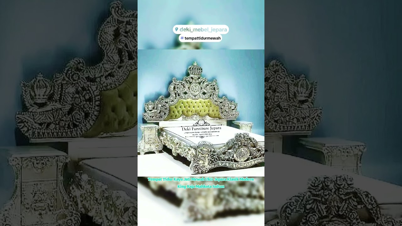 KAMAR MEWAH TEMPAT TIDUR MEWAH UKIR JEPARA KAYU JATI DIPAN MEWAH MODERN RANJANG KASUR RAJA Terbaru