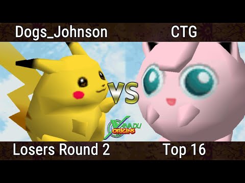 Xanadu Origins - Dogs Johnson (Pikachu) Vs. CTG (Jigglypuff) Smash Bros - SSB64