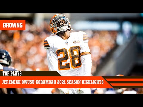 Jeremiah Owusu-Koramoah highlights from the 2021 NFL season