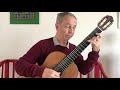 A.Barrios Villancico de Navidad (with harmonics).Göran Söllscher guitar
