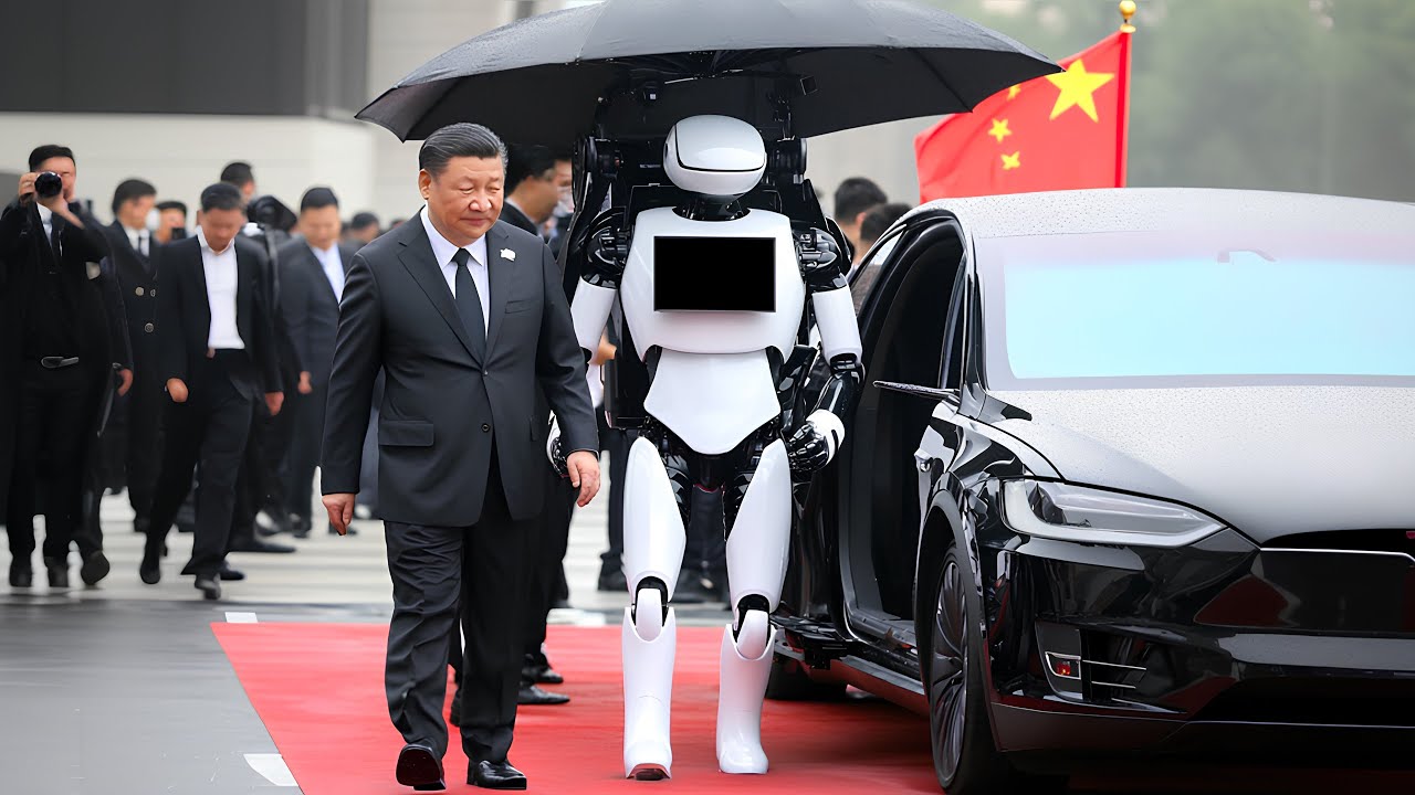 Chinese President's First Robot Bodyguard SHOCKED The Whole World