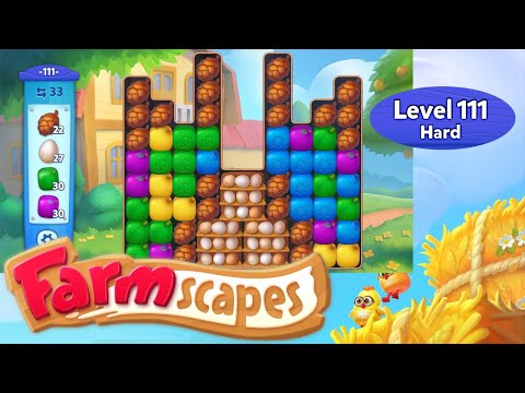 Farmscapes Level 111 Hard | No Boosters | Playrix