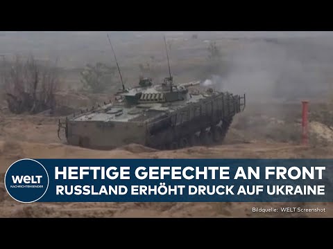 PUTINS KRIEG: Heftige Gefechte! Russland erhöht Druck auf Front - Ukraine hält dagegen