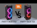JBL PartyBox 710 Vs PartyBox 720 Bluetooth Party Speakers Compare Specifications Features