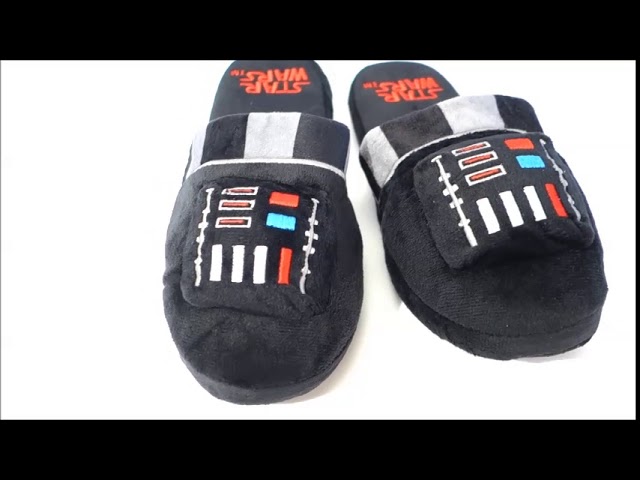 Vídeo relacionado con Star Wars Slippers Mens Yoda Jedi o R2D2 Slip on House Shoes Mocasines 41-42 EU