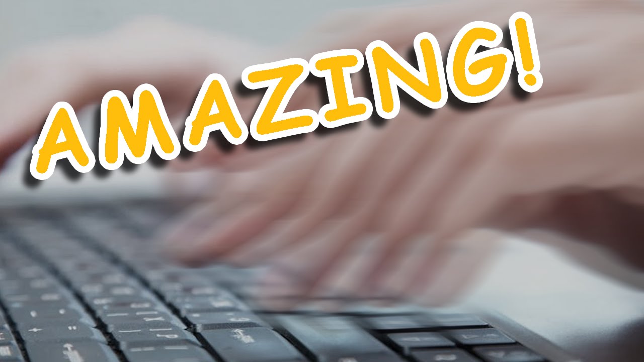 Fastest Typer - AMAZING!