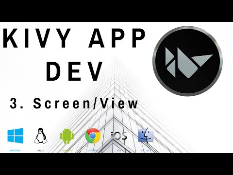 Changing Screen view page Kivy Mobile and Desktop App Dev w Python