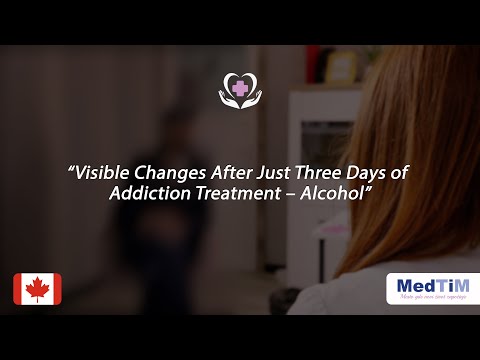Video testimonial: First signs of change after just three days of alcohol addiction treatment