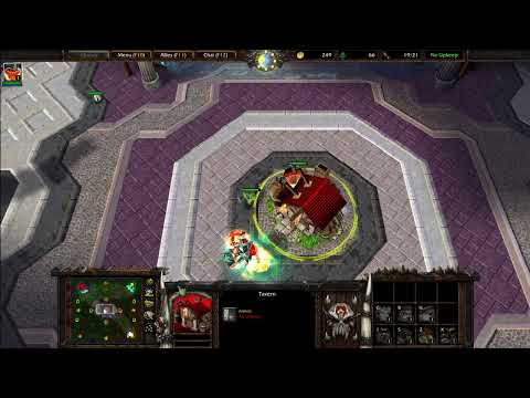 Warcraft 3 - Tower Rush - HOT Firelord and Firelord on Firelord action