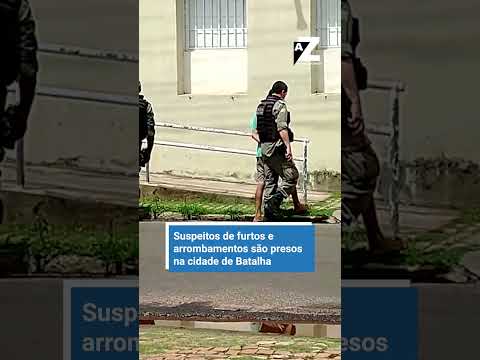 Suspeitos de furtos e arrombamentos são presos em Batalha-PI