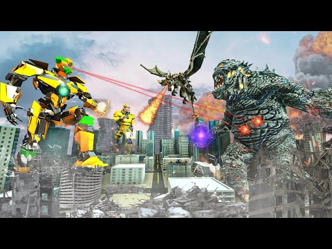 fusion super robot transformation *** US Police  Robot Cop Wolf Attack  *** android gameplay