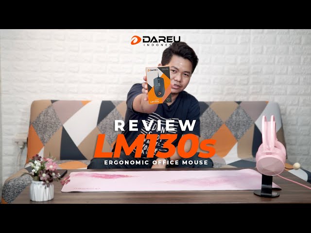 Chuột máy tính Dareu LM130S Đen (RGB, USB)