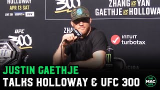 Justin Gaethje on Max Holloway: “Every time I fight is a traumatic life experience”