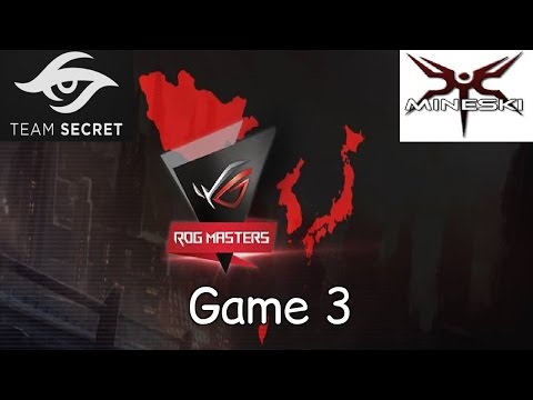 Secret vs Mineski - Game 3 - ROG MASTERS - Semi Final - Highlights