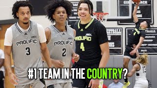 Meet High School Basketball's SCARIEST TRIO!! UNDEFEATED Prolific Prep Looks UNSTOPPABLE!