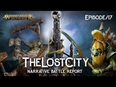 Maggotkin vs Gloomspite Gitz Warhammer Age of Sigmar 3rd Edition Battle Report - The Lost City Ep 17