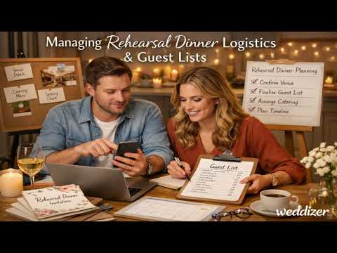  Planning your rehearsal dinner doesn’t have to be stressful!