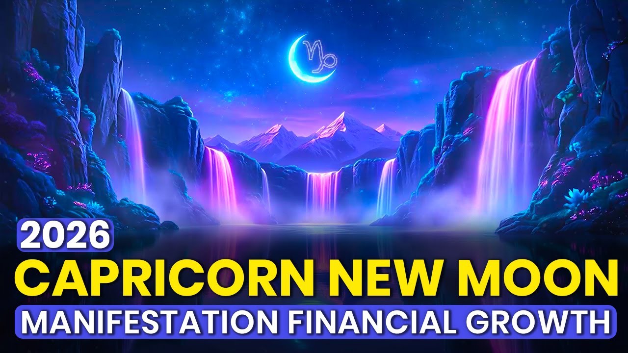 Capricorn New Moon 2026: Manifest Financial Growth & Opportunities with Ease (111 Hz)
