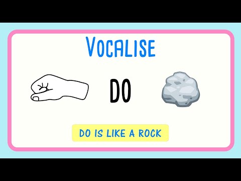 Fun Vocalise DO IS LIKE A ROCK | Andy Beck | Kids & Beginners