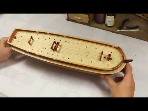 32 - Colocación de cabilleros. HMS Terror - Modelismo Naval