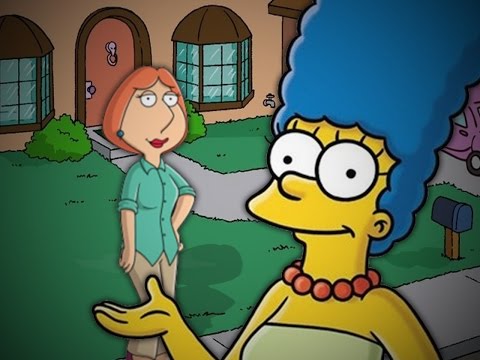 Marge Simpson vs Lois Griffin. Epic Rap Battles of Cartoons Season 2.