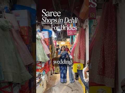 Saree shops in Delhi for brides to be #shoppingindelhi #bridalmakeupartist #bridalshoppingindelhi