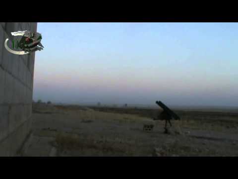 استهداف مقرات النظام براجمة الصورايخ على جبهة المفكر في ريف حماة من قبل ألوية الفاتح ضمن معركة قادمون