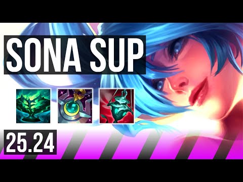 SONA & Nilah vs PYKE & Lucian (SUP) | NA Grandmaster | 25.24
