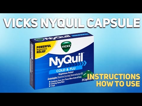Vicks NyQuil capsule how to use: How and when to take it, Who can't take Vicks NyQuil