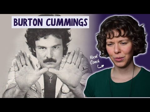 Vocal Coach reaction and analysis of Burton Cummings singing Stand Tall